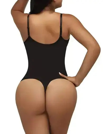 comfortable bodysuit - SHREEHUB   Black-Thongs-XL-75-82kg