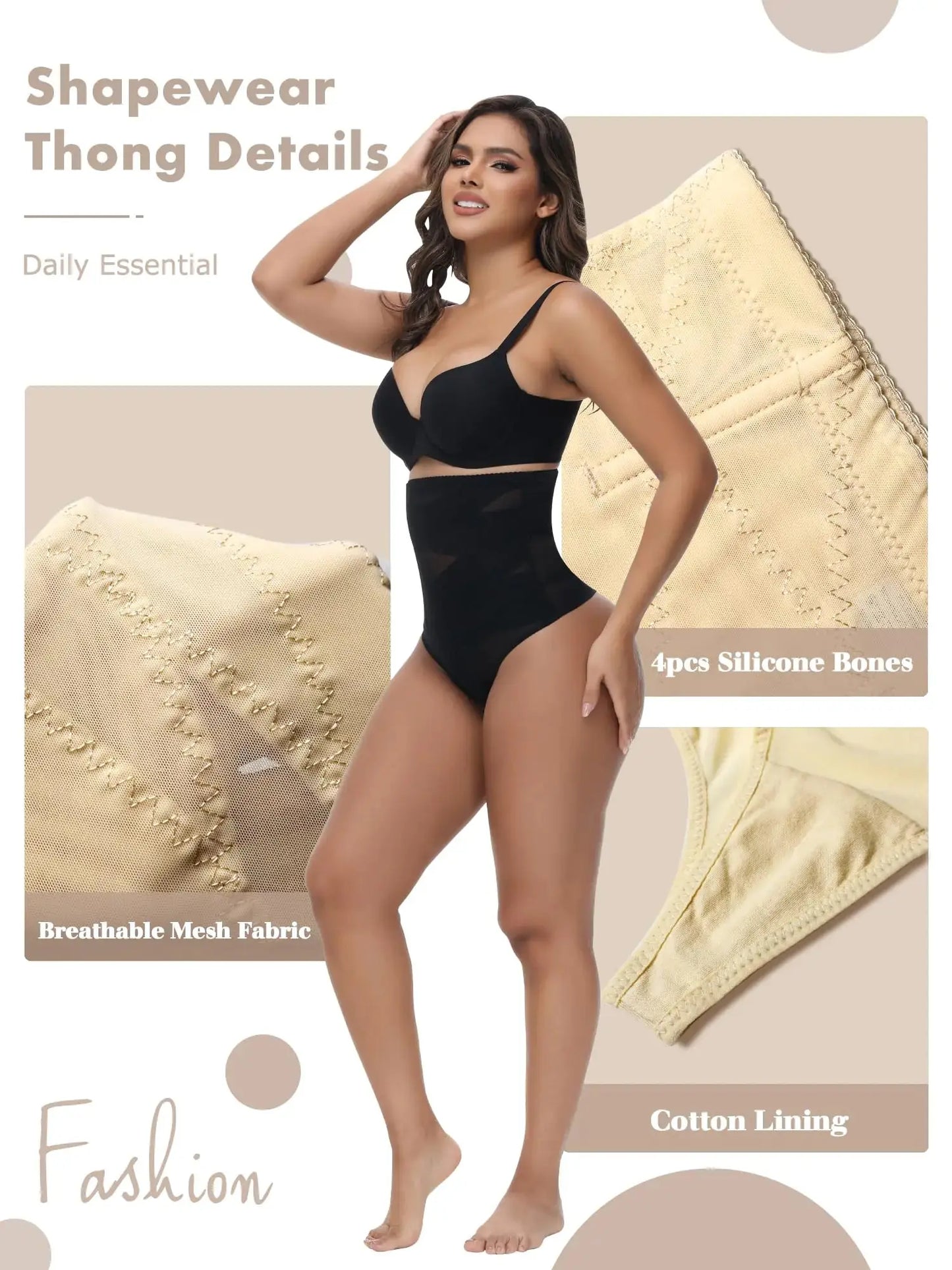 Shapewear Tummy Control Thong For Women High Waisted Underwear Seamless Girdle Body Shaper Panties Black Small SHREEHUBShapewear Tummy Control Thong For Women High Waisted Underwear Seamless Girdle Body Shaper Panties Black Small Shapewear Tummy Control Thong For Women High Waisted Underwear Seamless Girdle Body Shaper Panties Black Small My Store