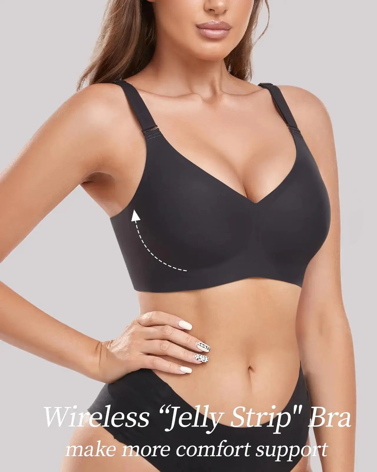 Seamless V-Neck Women's Bralettes 3X Black SHREEHUBSeamless V-Neck Women's Bralettes 3X Black Seamless V-Neck Women's Bralettes 3X Black My Store