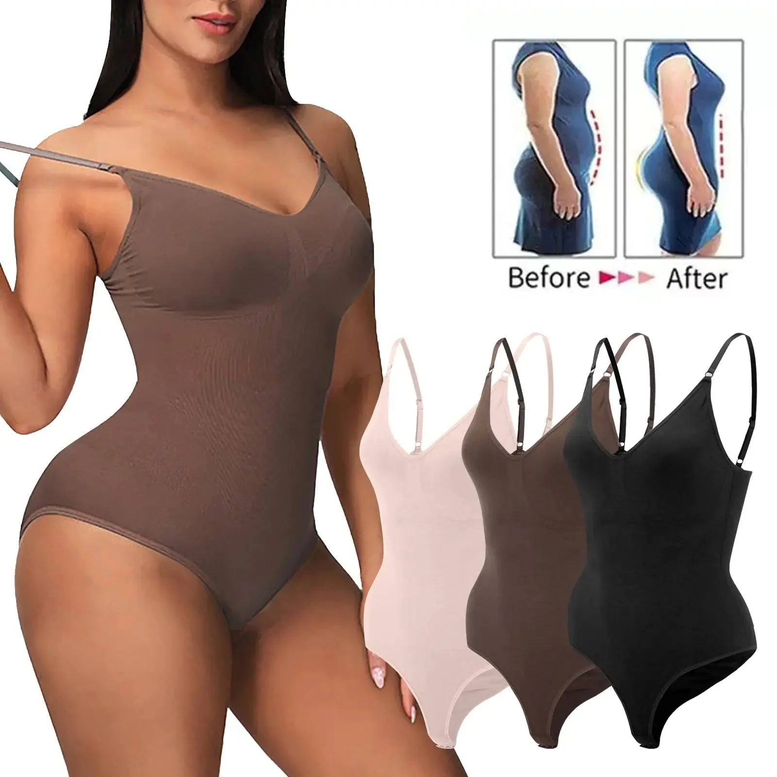 Seamless Shapewear Bodysuit for Women SHREEHUBSeamless Shapewear Bodysuit for Women Seamless Shapewear Bodysuit for Women My Store